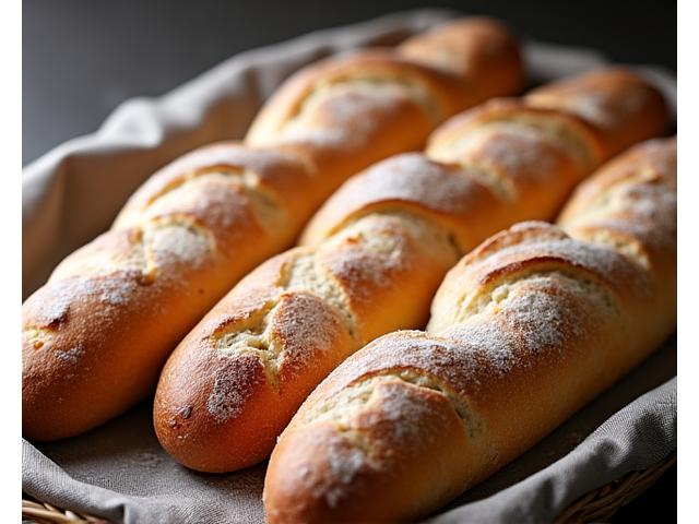 Baguette Tradition française croustillante et dorée